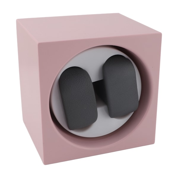 Dubbel automatisk klockuppdragare USB batteridriven 2 hastigheter justerbar tyst drift Smart klockuppdragare med LED-ljus rosa