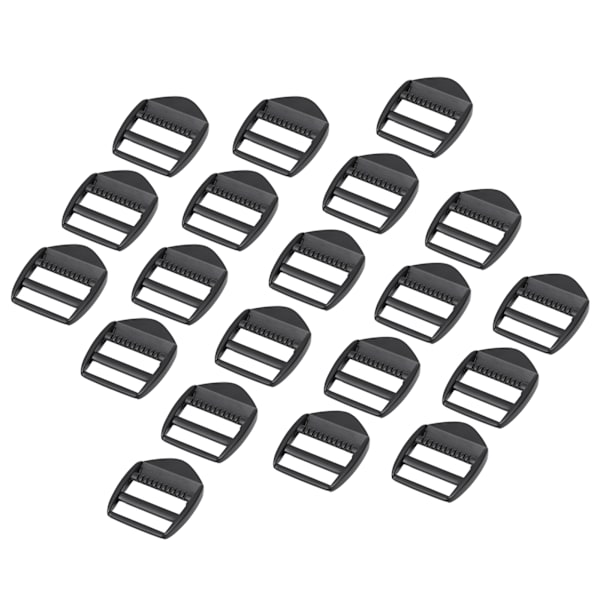 20 st justerbara spännen DIY-produktion bärbar metallbältesspänne för paketväska bälte