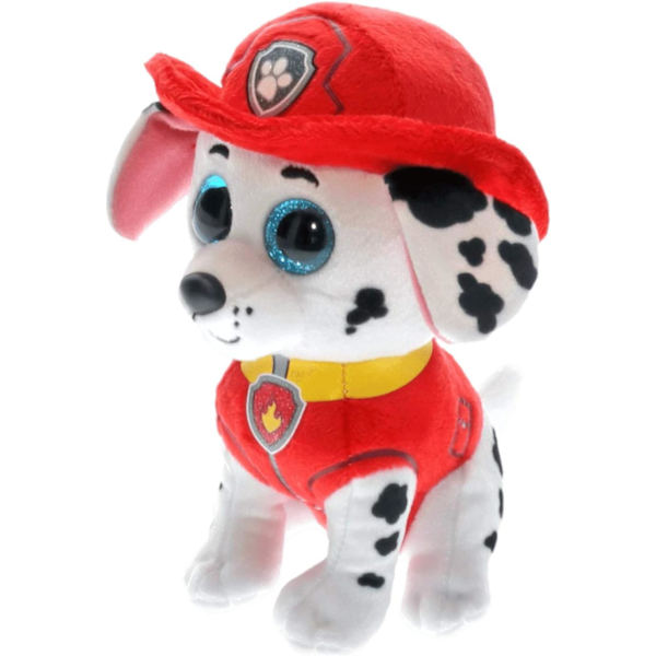 Paw Patrol Plyschleksaker, Stoppade Djurleksaker Dockor, Mjuk Plysch Stoppade Djur Plushie, Överraskning Jul, Helg och Födelsedagspresenter för Barn Flickor Pojkar Marshall 25cm