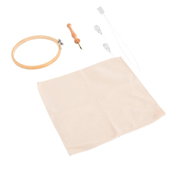 Punch Needle Kit Premium Material Lett å Holde Praktisk Høy Holdbarhet Broderinål Kit