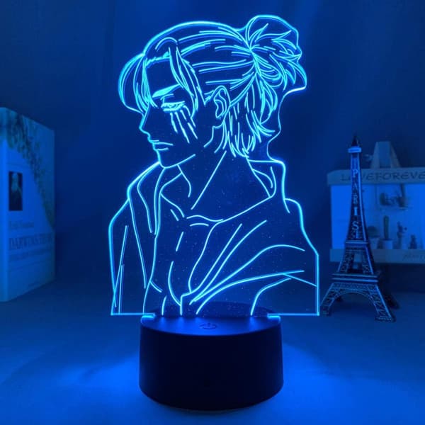 Anime 3D Lampe Gave Led Natlys Attack Anime Skuespiller Figur