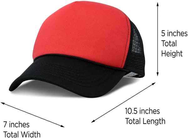 Tvåfärgad Trucker Hat Sommar Mesh Cap med Justerbar Snapbac G