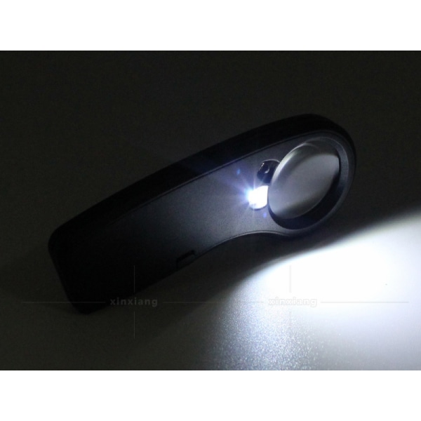 Förstoringsglas med LED UV-ljus Portable Handheld 30X Ill