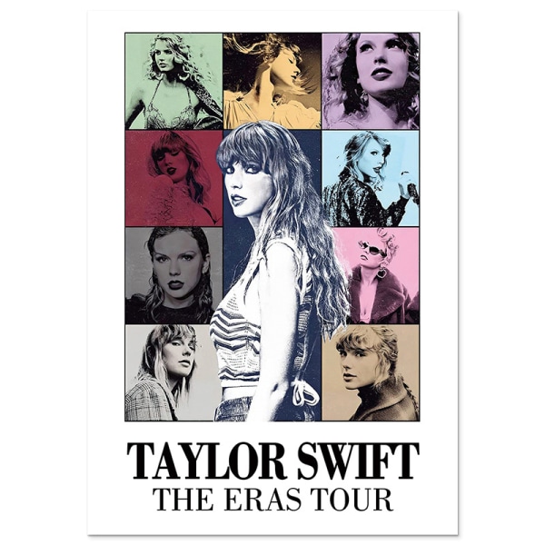 Pop-sångare Canvas Poster för Taylor Swift För Rum Estetisk Canvas Väggkonst Sovrum The ears tour 20*30CM