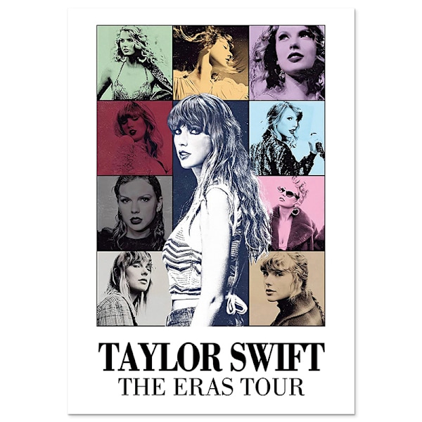 Pop-sångare Canvas Poster för Taylor Swift För Rum Estetisk Canvas Väggkonst Sovrum The ears tour 20*30CM