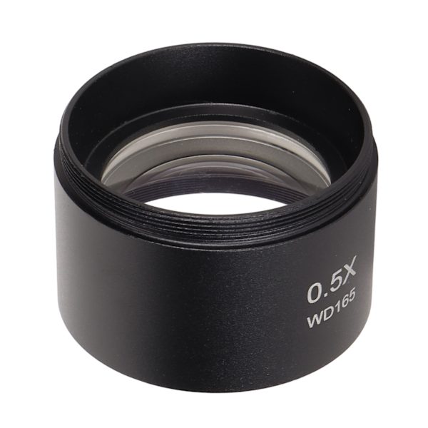 Stereomikroskop Objektivlins 0,5X Zoom HD Stor Vy Objektivlins för Förstoringsglas D35mm