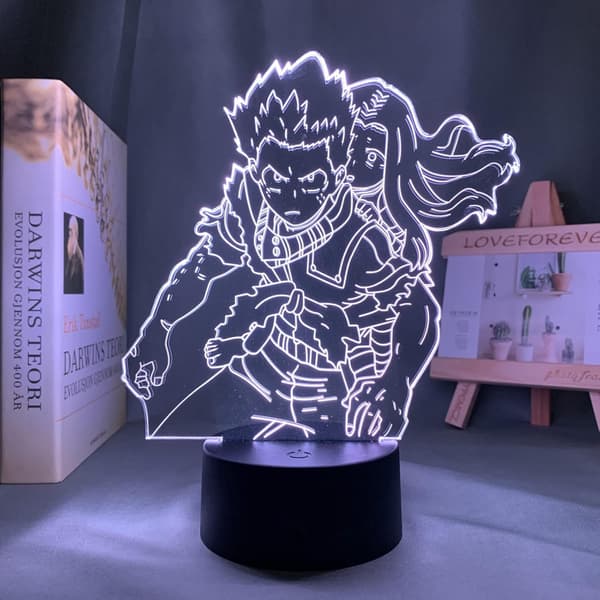 3D Nattlys for barn gutter jenter Deku Izuku Midoriya 3D La