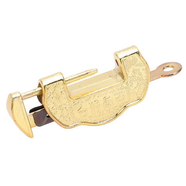 Vintage Låse Nøgle Zink Legering Vintage Horisontal Åben Messing Hænglås med Nøgle til Smykkeæske Kuffertskuffe Hjemmeindretning