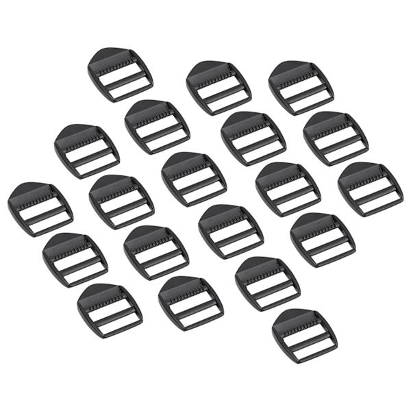 20 st justerbara spännen DIY-produktion bärbar metallbältesspänne för paketväska bälte