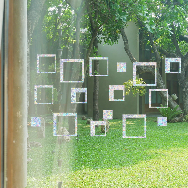 Anti-kollision fönsterdekaler fågelklistermärken silhuett