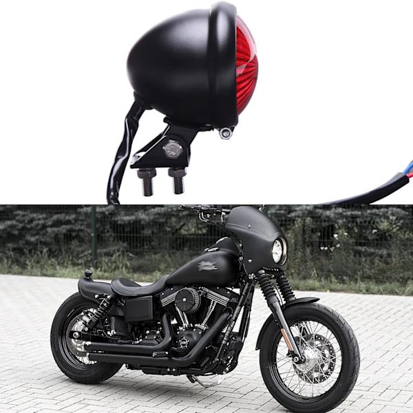 Motorcykel Baglygte Rød 8 LED Stoplys Kompatibel Med Chopper Bobber Cafe Racer Cykel