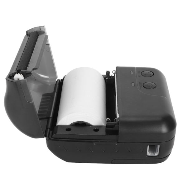 80mm Mini Termisk POS-skrivare Handhållen Bluetooth Kvittoskrivare Ficksskrivare för Cab Order Office  100‑240V