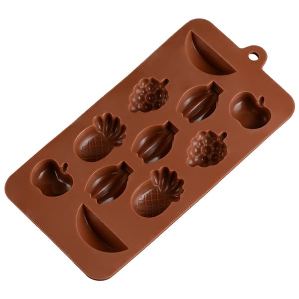 Fruktfondantformer for kakedekorering, Jordbær Kirsebær