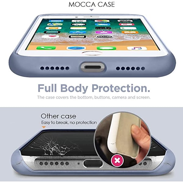 Kompatibel med iPhone SE 2022 Fodral 4.7 tum, iPhone SE3 Fodral