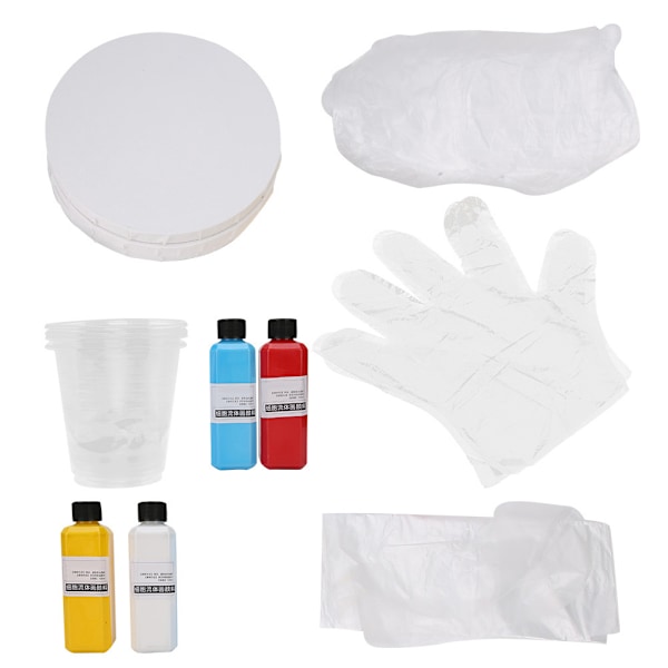 Cellulär vätskemålning pigment barn DIY vätskemålning pigment konstmaterial kit #1
