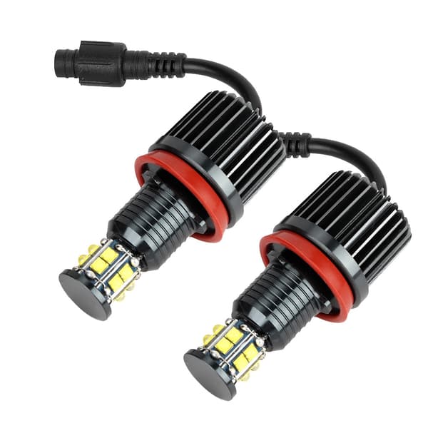 2 kpl H8 120W Super Bright Angel Eyes Sumuvalon LED-lamput sopivat E82 E92 E93