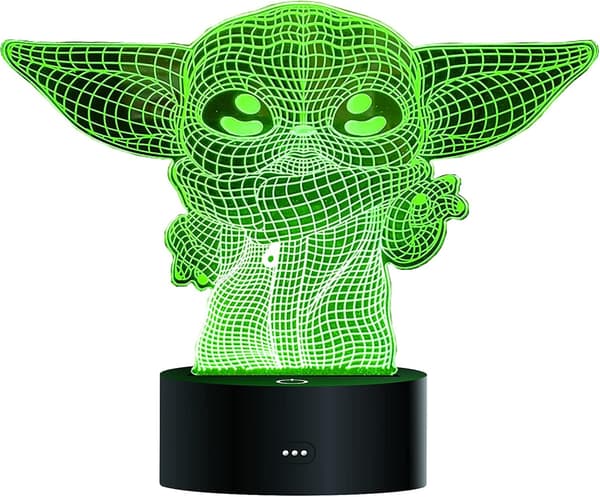 3D Illusjon Star Wars Nattlys, 4 Mønstre med Tidsfunksjon