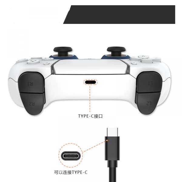 PS4 Trådløs Bluetooth Gamepad PS5 Utseende Trådløs Bluet