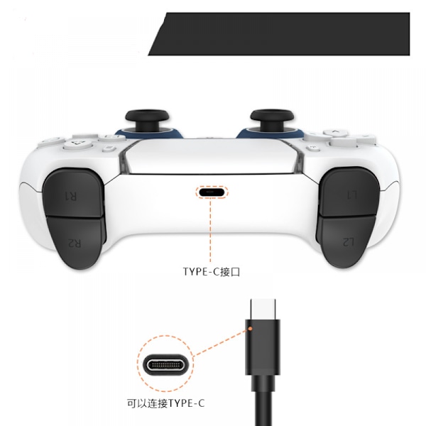 PS4 trådlös Bluetooth-spelkontroll PS5 utseende trådlös Bluet