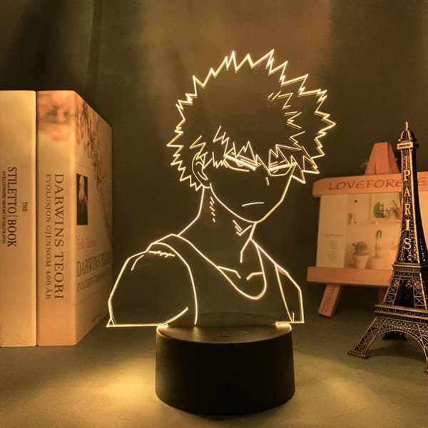 3D Illusion Lampe Natlys Bakugo Katsuki Led Natlys