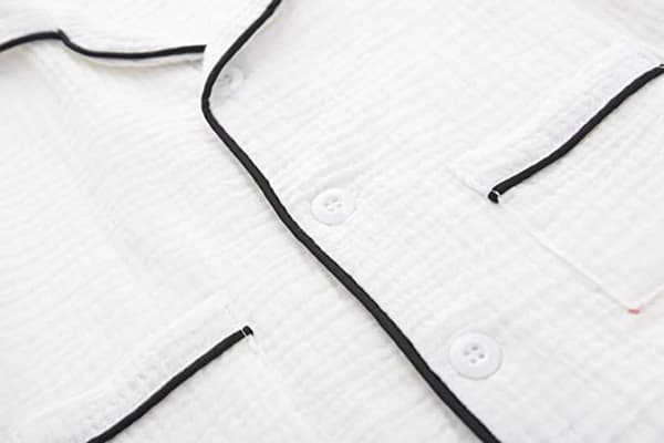 Toddler Knapp Opp Pyjamas Sommer Pysjamas For Jenter Gutter, L, Hvit