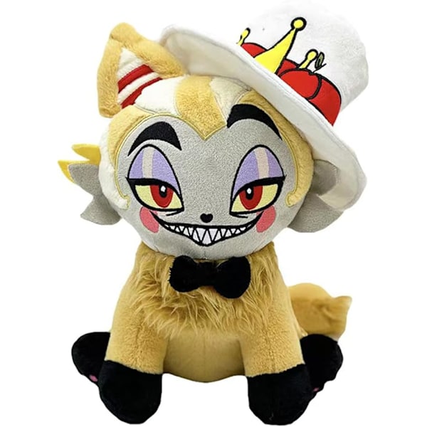 2024 Ny Hazbin Animation Plysch, 9,8 tum söt Hazbin Animation Karaktärsdocka, Mjuk Plyschdocka för Barn Vuxna, Födelsedag, Cartoon Game Lovers Present Yellow