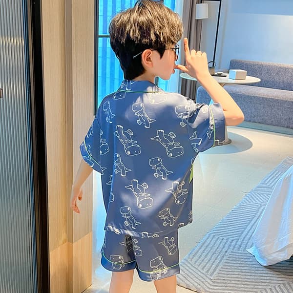 Toddler Boy 100% Bomuld 2-delt Pyjamassæt L