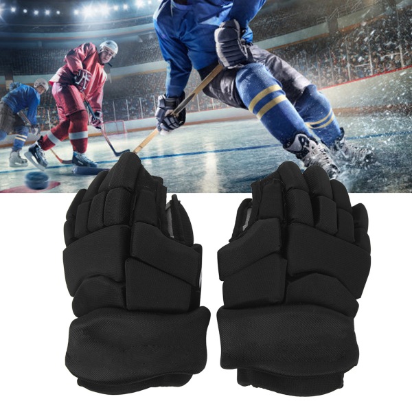 Hockeyspillerhanske Hockey bøybare fingerbeskyttelseshansker for ishockey Innebandy Roller Hockey 9 Inch