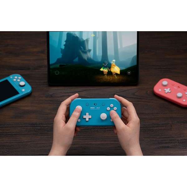 Lite 2 Bluetooth Gamepad til Switch, Switch Lite, Android og Raspberry Pi (Turkis) Turquoise