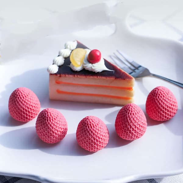 DIY 3D Mansikkasuklaa Silikonimuotti Mousse Syntymäpäivä C
