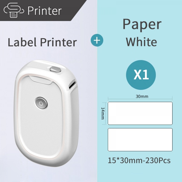 Trådløs bærbar lommestørrelse termisk printer - A043
