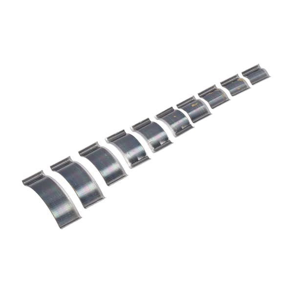10PCS Läderstansform Arched Hög Hårdhet Kolstål DIY Läderstansform för Hantverkare för Skärläder