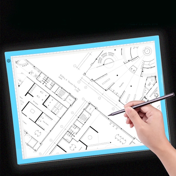 LED-lys tavle A3 lysstyrke Artcraft Tracing Light Digital Graphics Tablet for tegning
