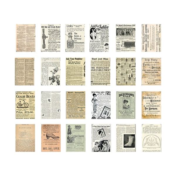25 ark vintage-scrapbooking-tillbehör set utsökt innovativ DIY-scrapbooking-material papper klistermärke för scrapbooking album journal dagbok