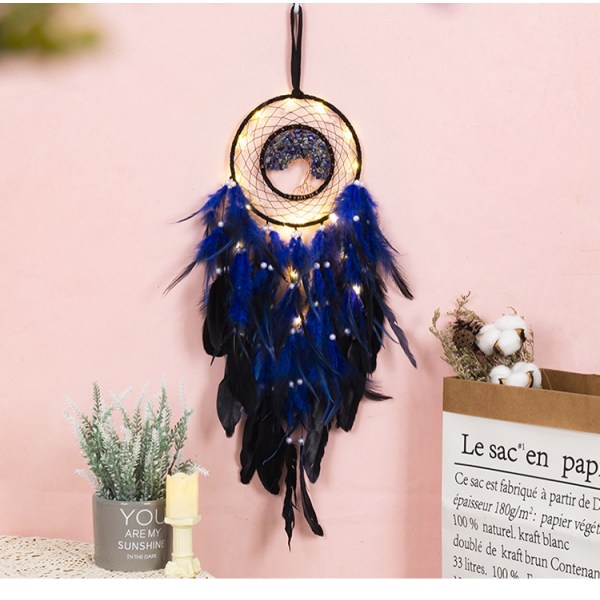 Macrame väggdekoration Livets träd