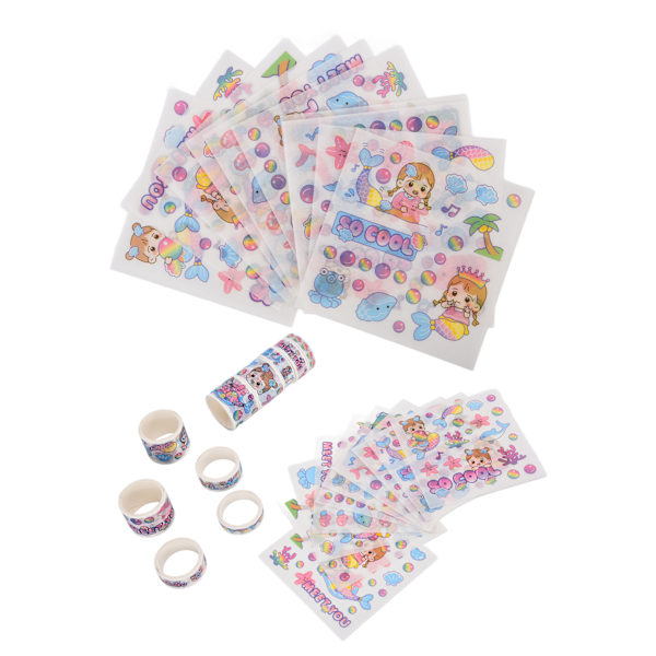 Washi-tejp 3 olika storlekar Inga rester Ingen skärning DIY-produktion Bärbar dekorativ tejp