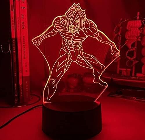 Attack on Titan 3D Anime Lampe Nat Levi Ackerman Illusion N