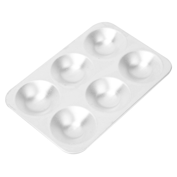 Aluminium Blandningsfärg Målningsbricka Konstnär Vattenfärgspalett Tillbehör för Student (#01)