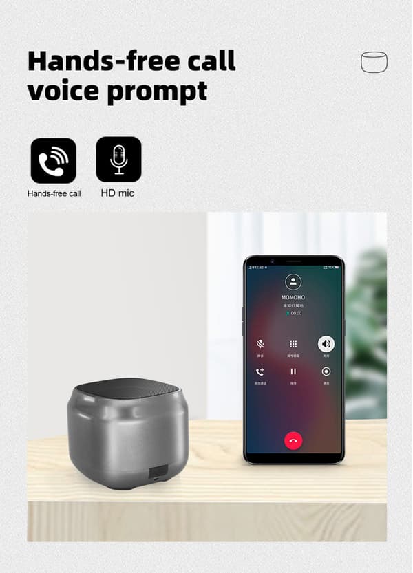 Trådlösa bärbara mini Bluetooth-högtalare med stort ljud, W