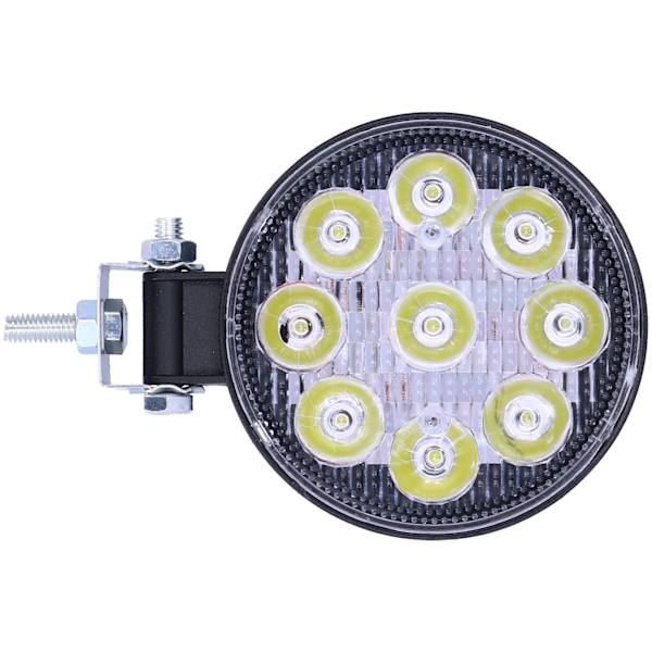 27W 9LED Työvalo 6000K 3000LM Pyöreä Lamppu IP67 Vedenkestävä Universaali Autolle Moottoripyörälle