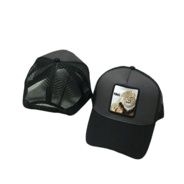 Animalformad broderad basebollkeps mode personlighet hej H