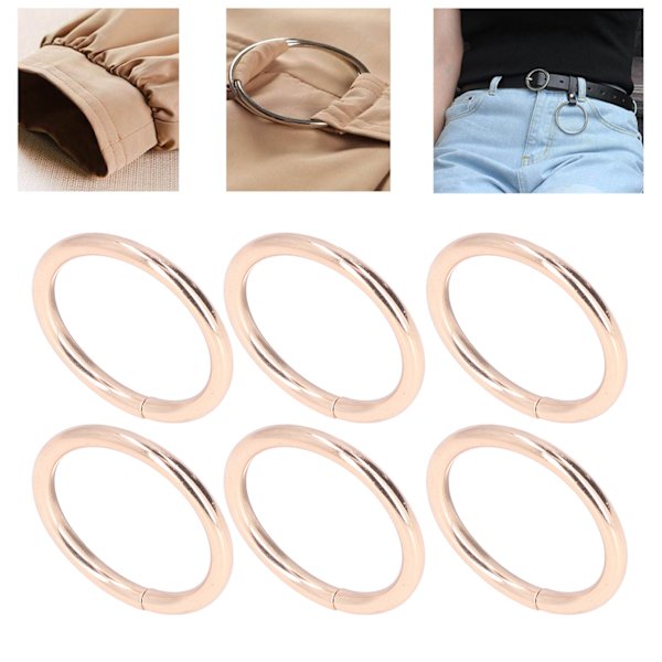 20 stk. metalringe 4x32mm jern robuste holdbare multifunktionelle udsøgte metal O-ringe Gold