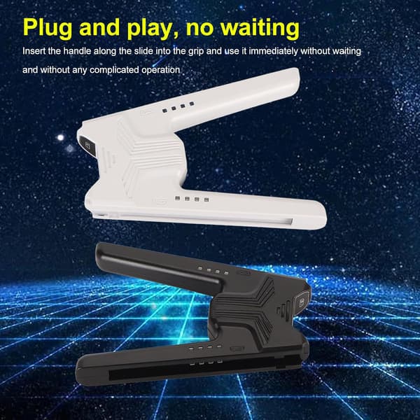 Universal Joycon Laddningsgrepp för Nintendo Switch, PENJOY Switch Controllerhållare för Switch Joy Con och tredjepartskontroller White