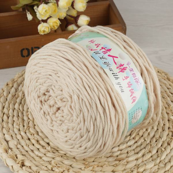 200g Åtta-ply Ren Färg Akryl Linje Ull Garn Tråd för Halsdukar Tröjor (#09)