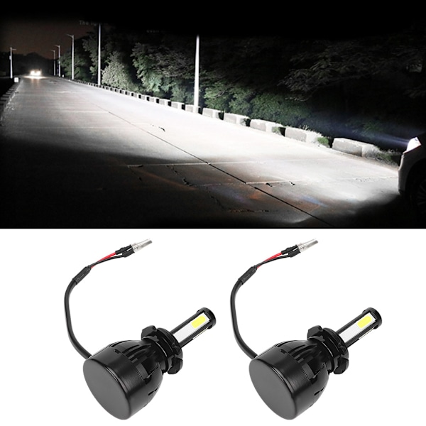2 stk D1 D2 D3 D4 80W Super Lys Bil LED Hovedlys Vanntett Auto Hovedlys