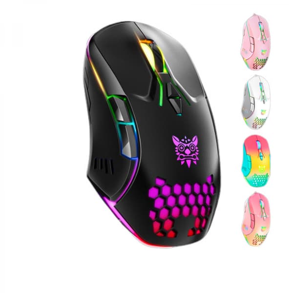 Trådbunden spelmus med RGB-belysning för PC