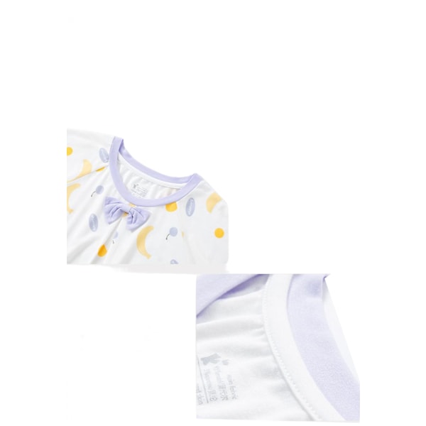 Flickor Småbarn Sommar Kortärmad Pyjamas Klänningar,S