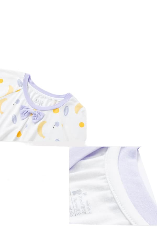 Sommer pyjamas kjoler med korte ærmer til små piger, S