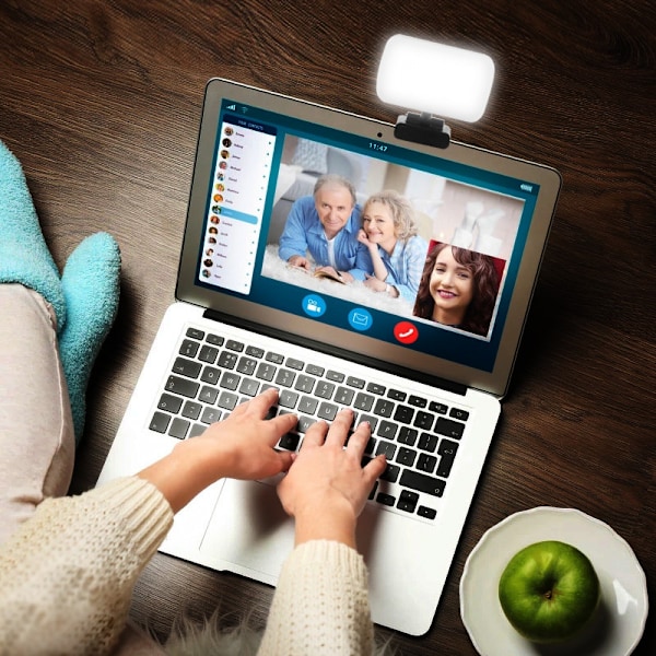 Videokonferensbelysning, LED-fyllningsvideoljus för bärbar dator/
