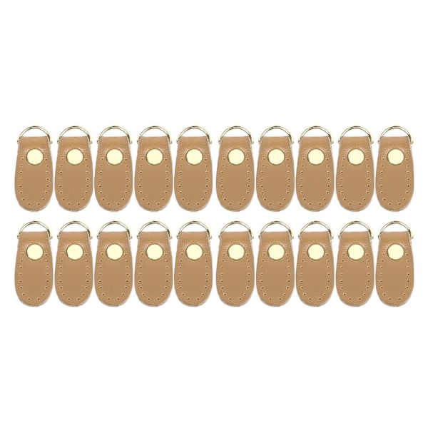 Läder D-ringar Flerfunktions DIY Handväska Sido Clip Spänne med Guld Tillbehör för Väska Tillverkning Tillbehör Beige Guld Tillbehör